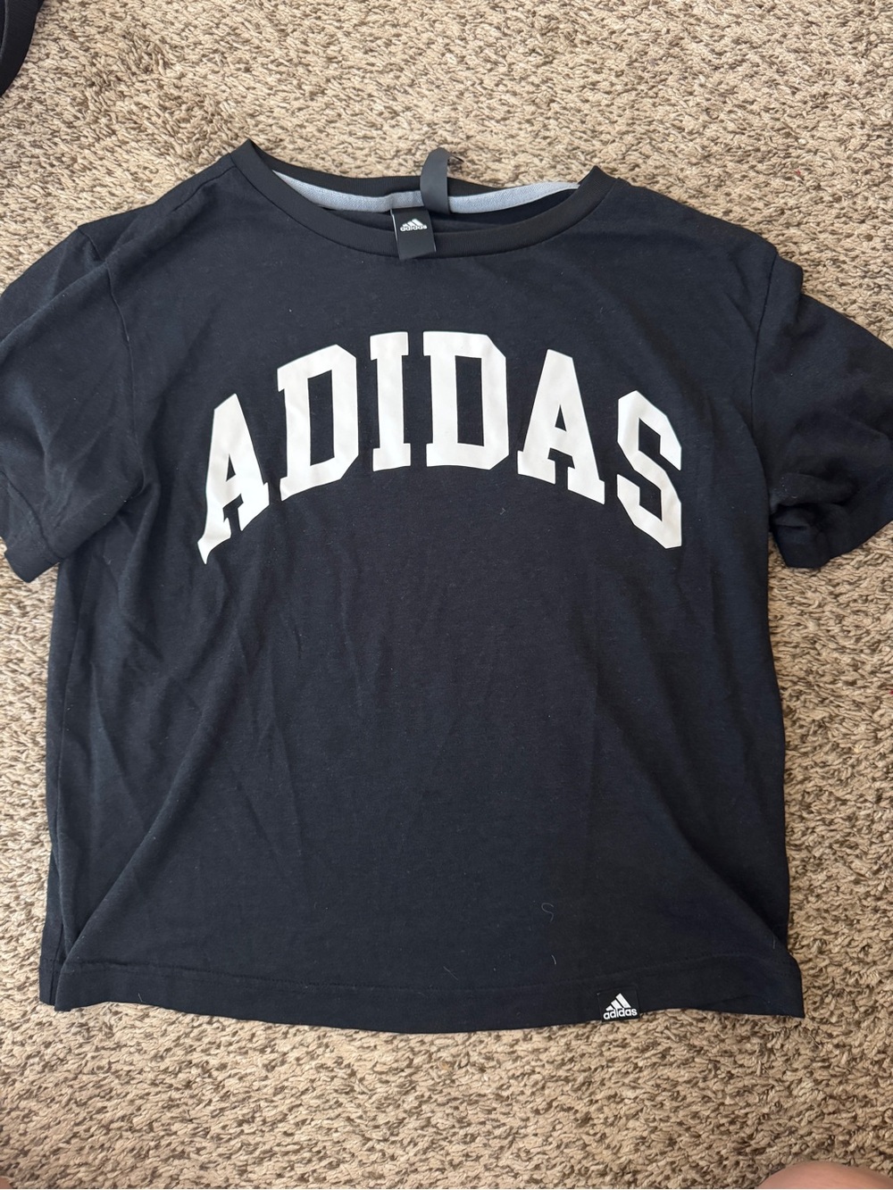 Adidas Women’s Black Logo CroppedTee